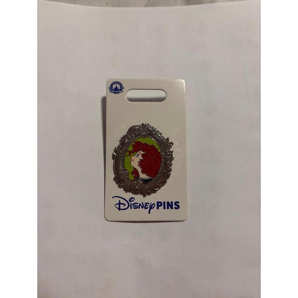 Disney Parks Princess Portrait Silver Frame Merida Open Edition trading pin